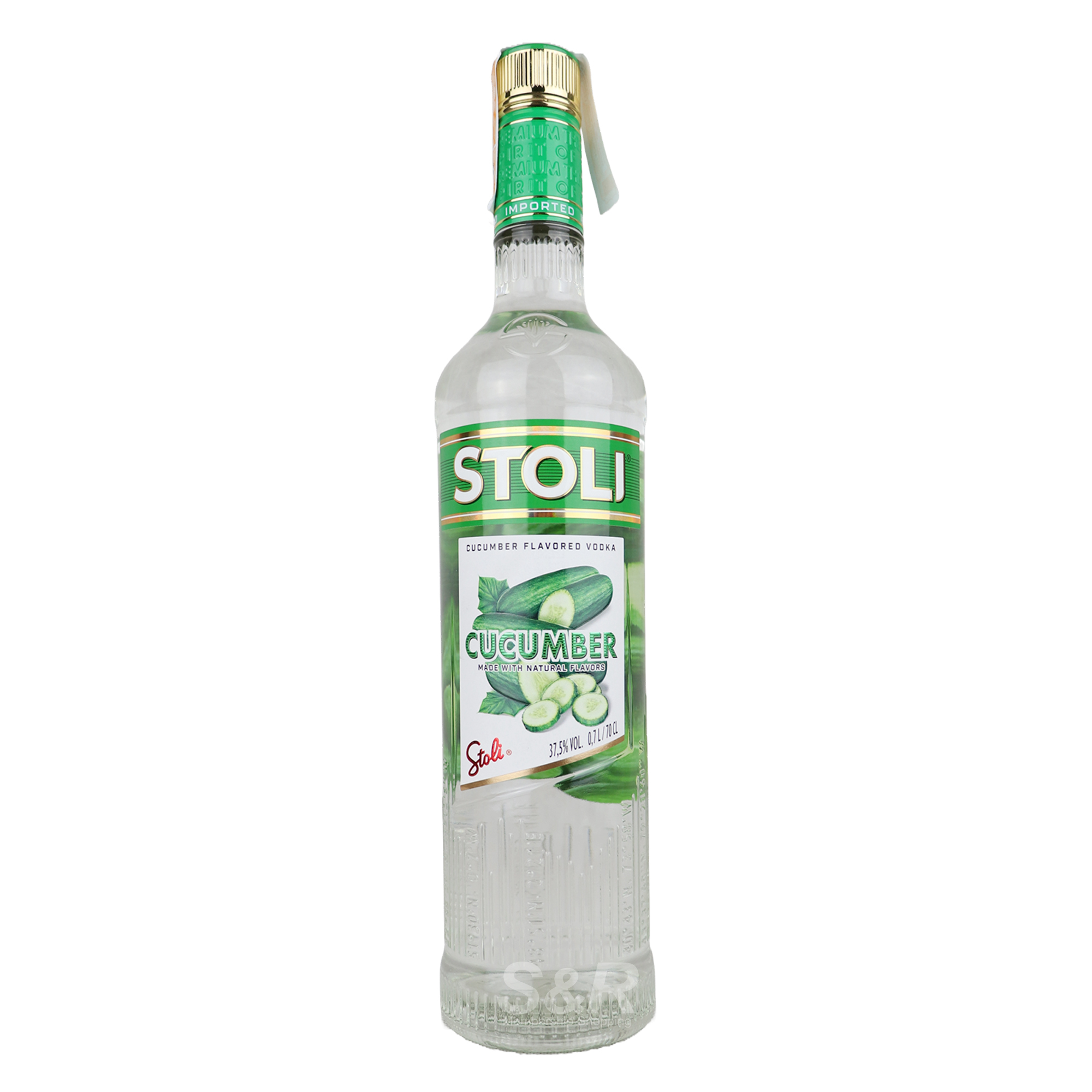 Stoli Cucumber Flavored Vodka 700mL